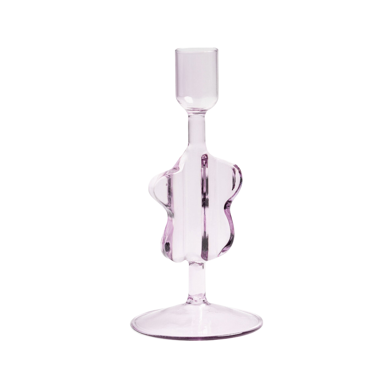 Candle holder puddle lilac