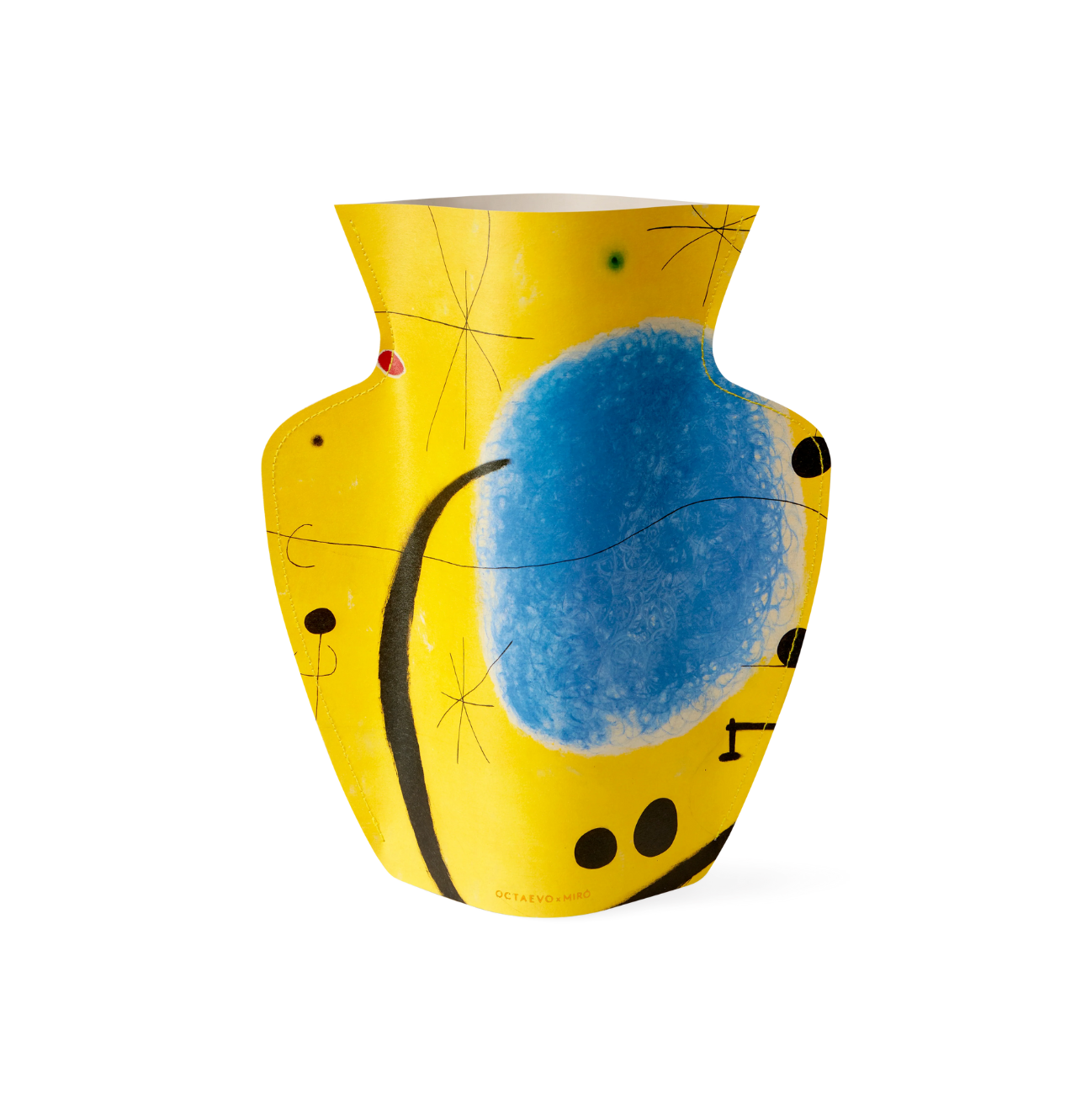 Miró Paper Vase L'Or de L'Azure