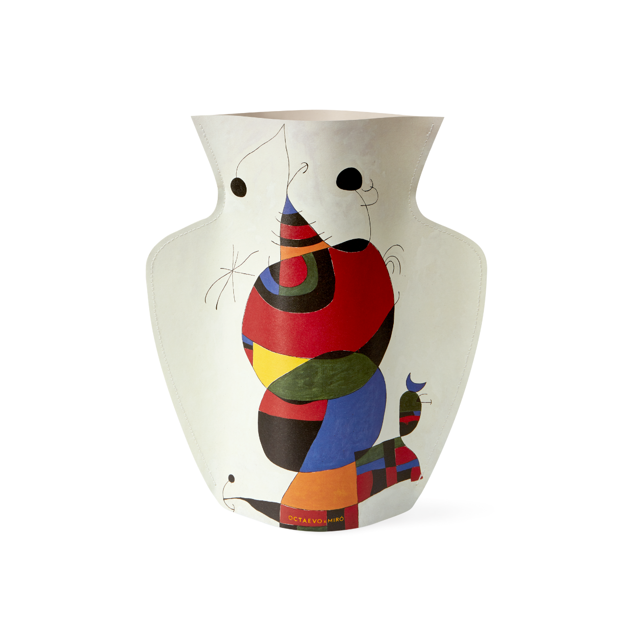 Miró Paper Vase Femme, Oiseau, Étoile