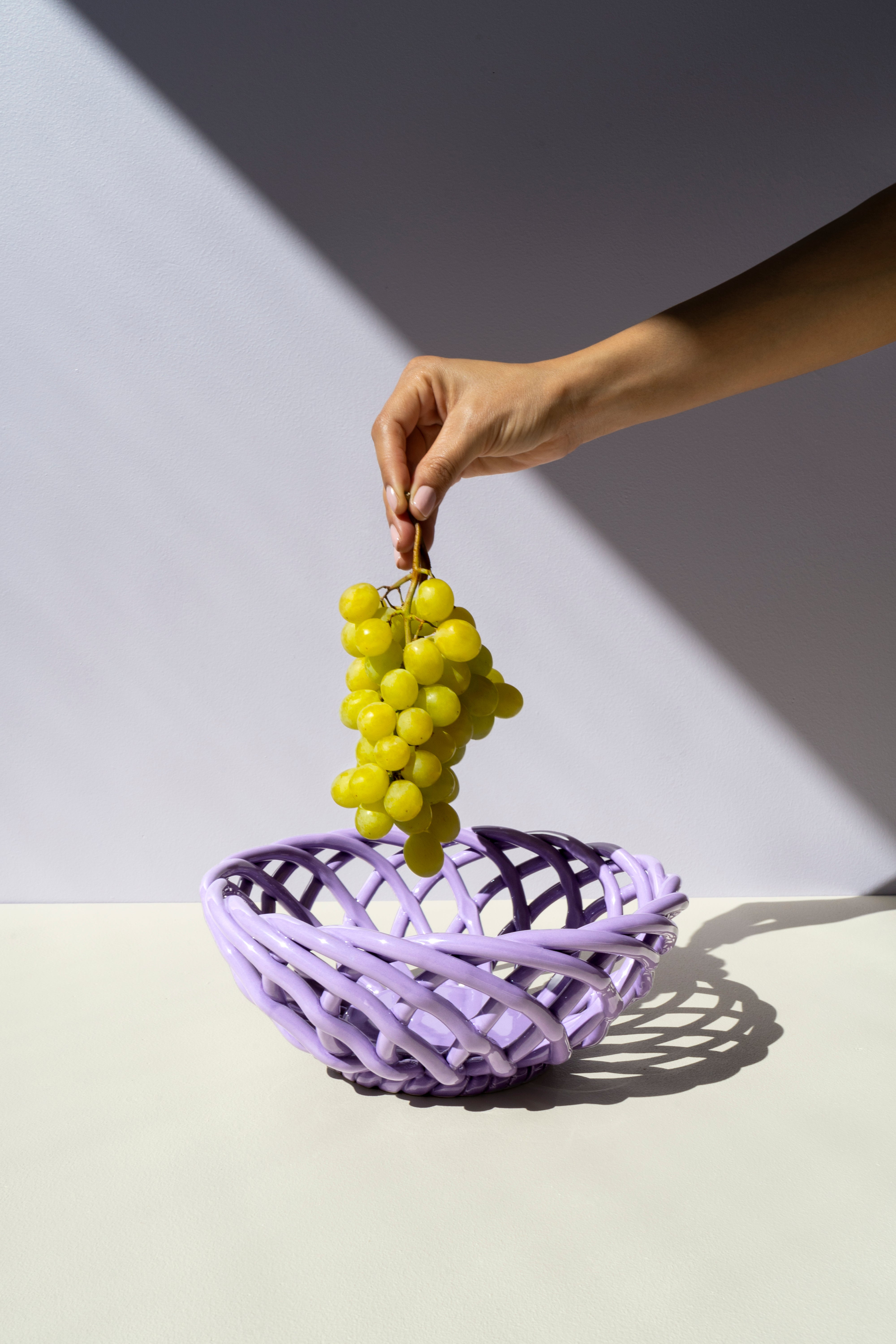Basket Sicilia Large - Lilac