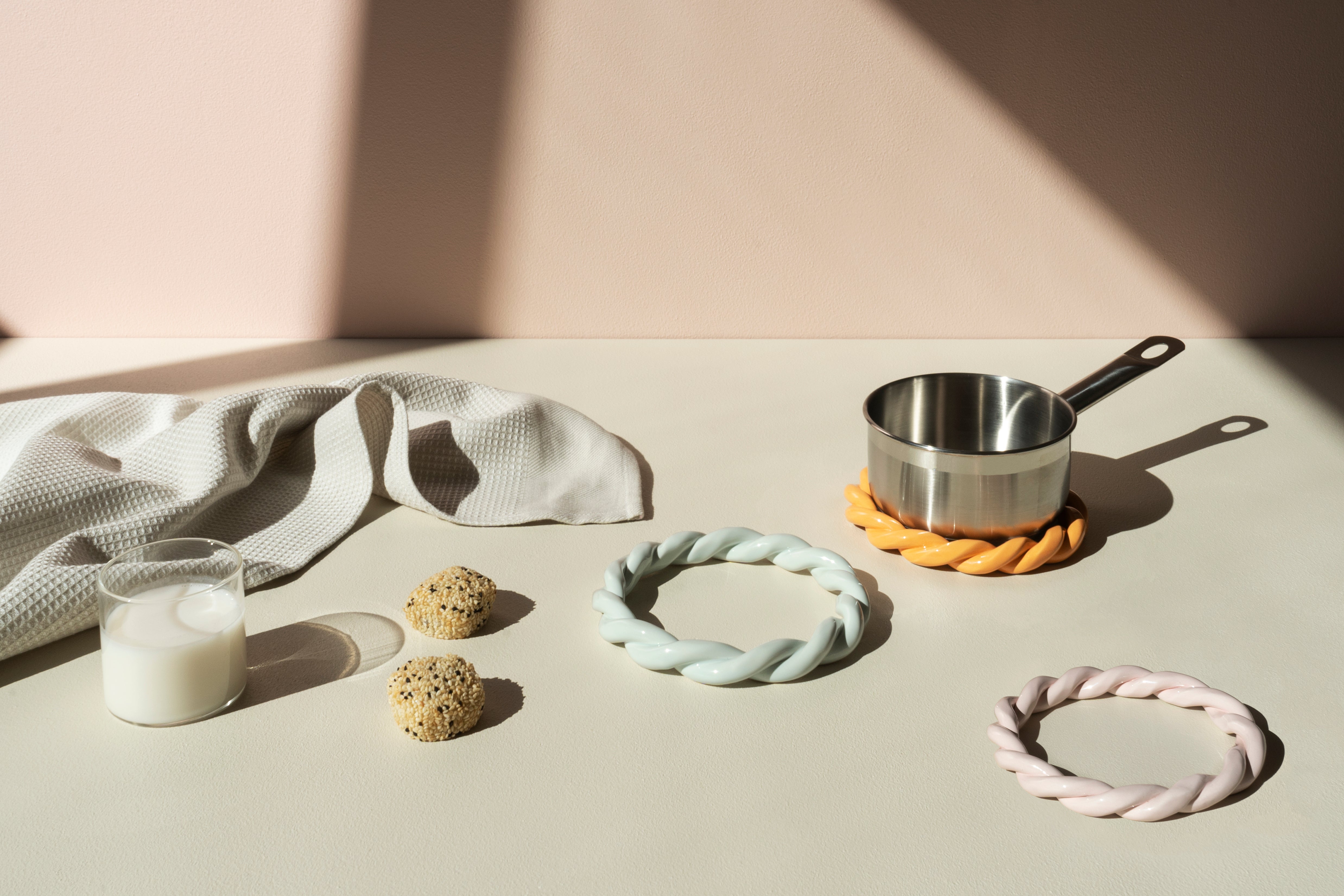 Trivet Ceramic Sicilia Light Mint