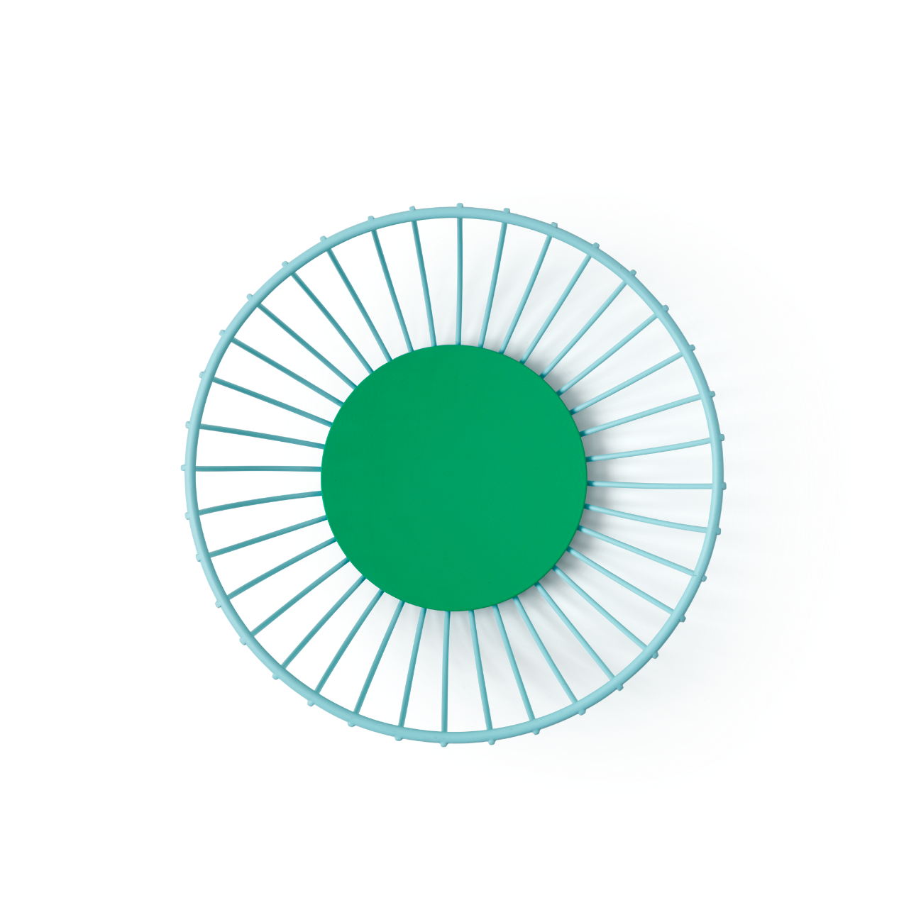 Iris Wire Basket Small - Light Blue/Green