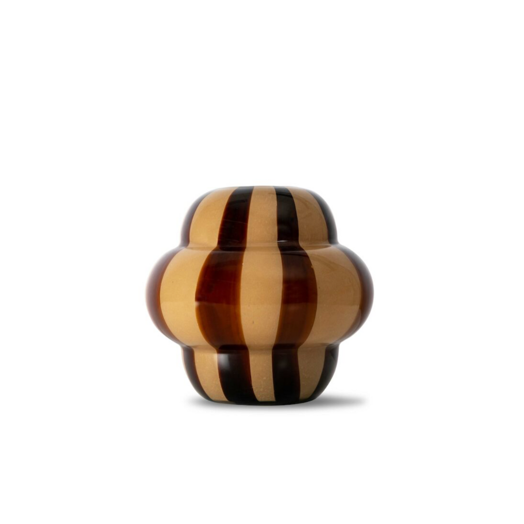 Vase Curlie Brown/Beige