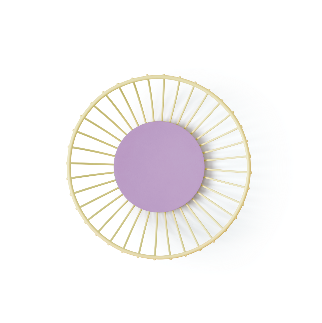 Iris Wire Basket Small - Yellow/Lilac