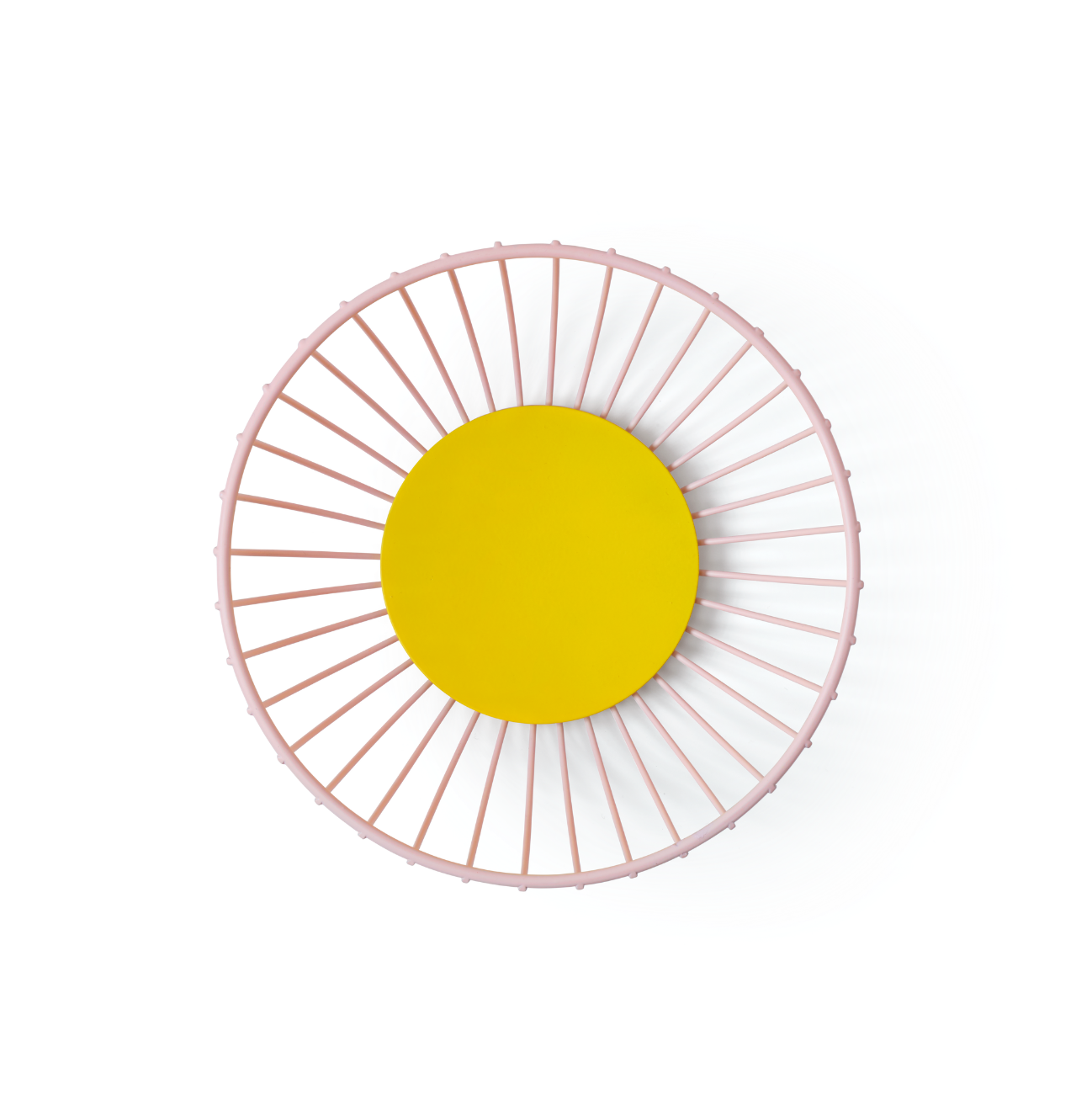 Iris Wire Basket Small - Pink/Yellow