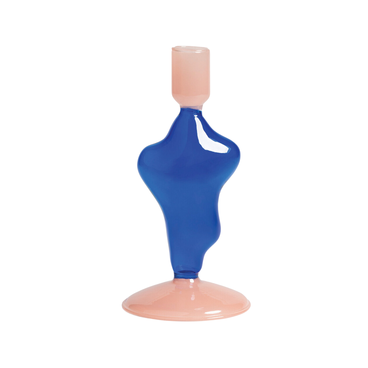 Candle holder flux dark blue