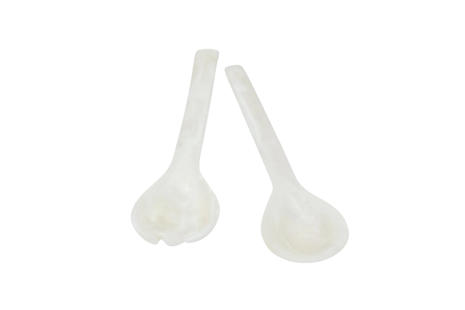 Everyday Salad Servers 2pcs - Color - White