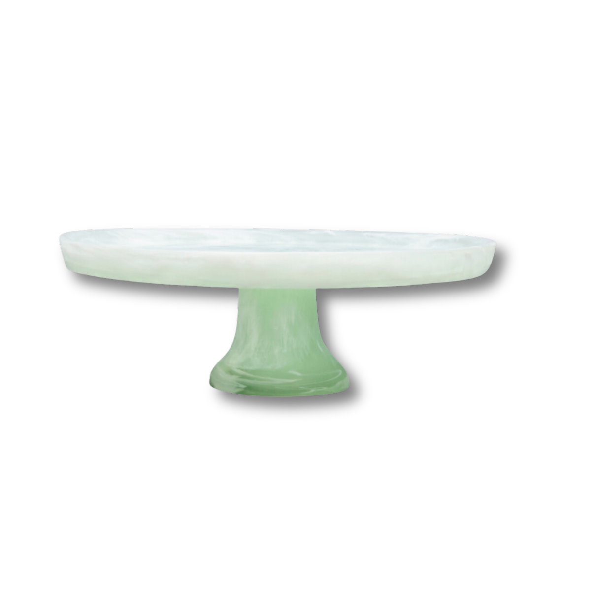 Footed Cake Stand Medium - Color - Mint