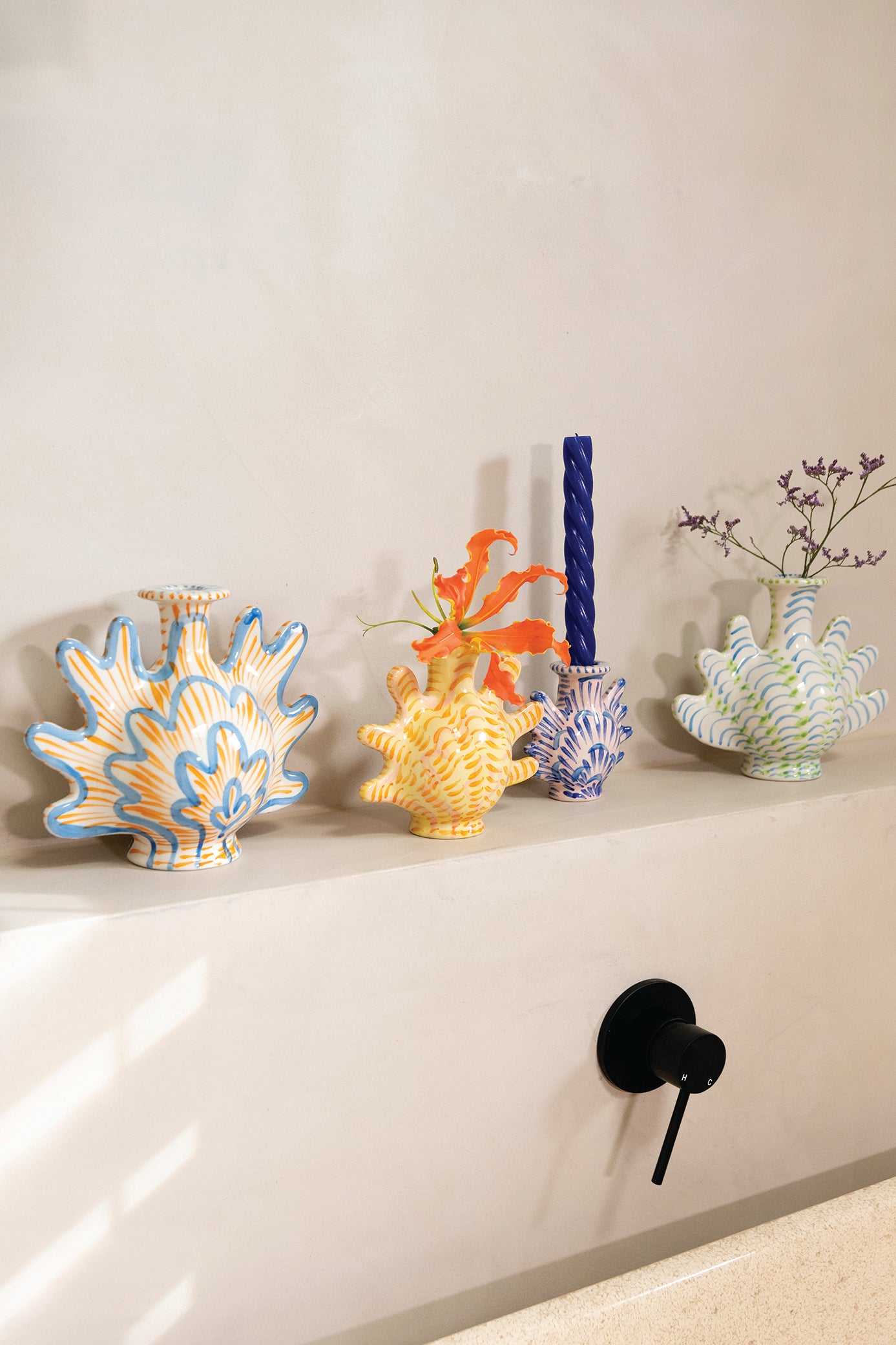 Candle holder Shellegance small