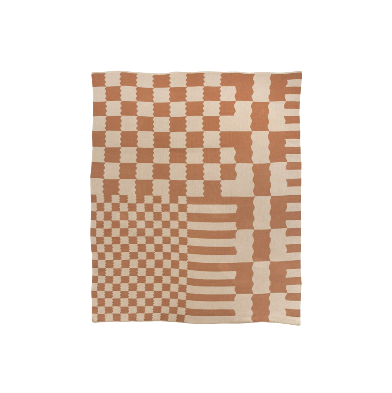 Chilton (Camel/Oatmeal) Knit Blanket