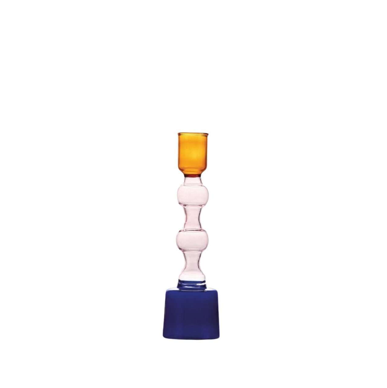 Candle holder tricolor medium